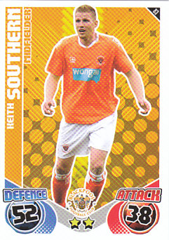 Keith Southern Blackpool 2010/11 Topps Match Attax #83